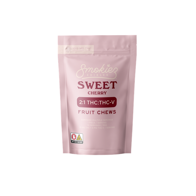 Sweet Cherry 2:1 THC:THCV Smokiez Sweet Cherry 2:1 THC:THCV Smokiez