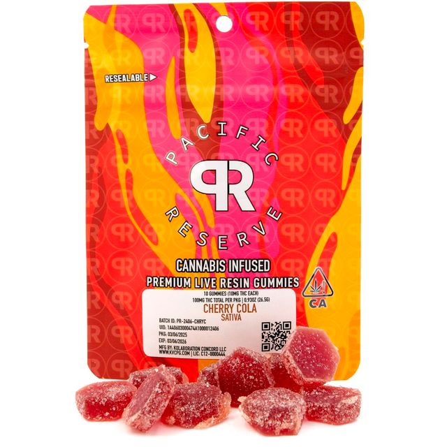 Cherry Cola 10 Pack Gummies Pacific Reserve