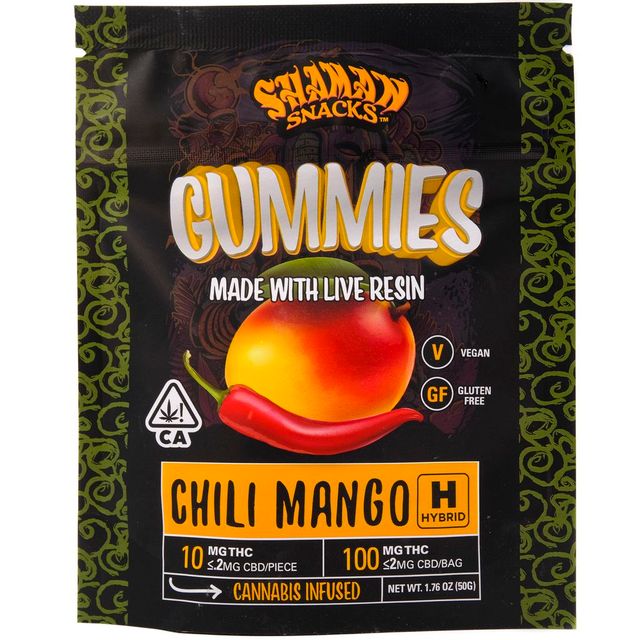 Chili Mango 10 Pack Gummies Shaman Snacks