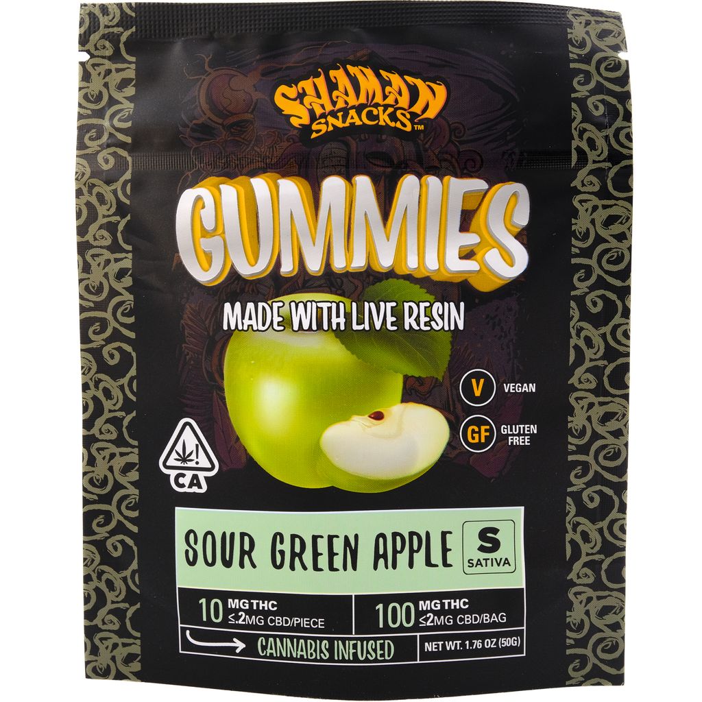 Sour Green Apple 10 Pack Gummies
