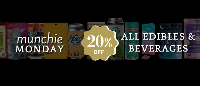 Cannabis Promo, Cannabis Sales, Cannabis Discounts, Cannabis on Sale, 20% off Edibles & Drinks
