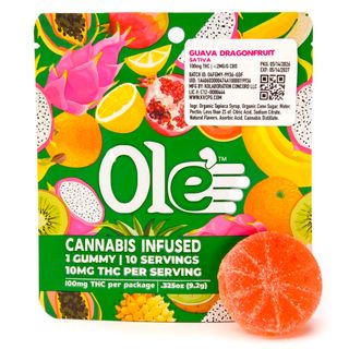 Guava Dragonfruit Single Gummy Ole' 4 Fingers