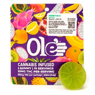 Honeydew Single Gummy Ole' 4 Fingers