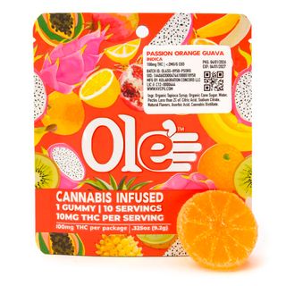 Passion Orange Guava Single Gummy Ole' 4 Fingers
