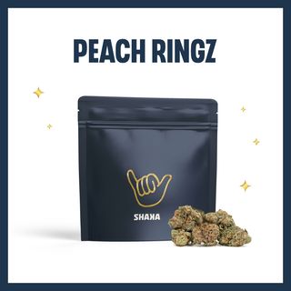Prepack (1/8oz) Peach Ringz (Bud/Flower - Packaged)  Shaka