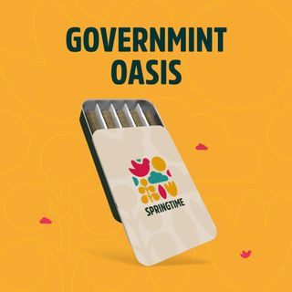 Prerolls (5 x 0.5g) GovernMint Oasis (Raw Pre-Rolls) Springtime 