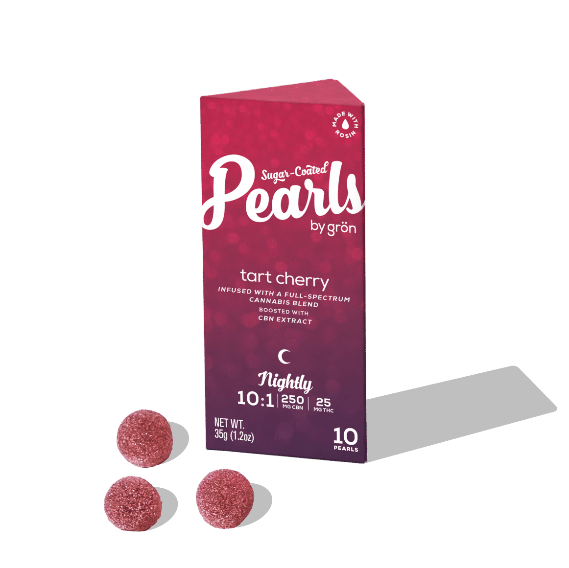 Tart Cherry | Pearls 10:1 CBN:THC Grön