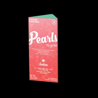 Lychee Limeade | Pearls 1:1:1 THC:CBC:THCV Grön