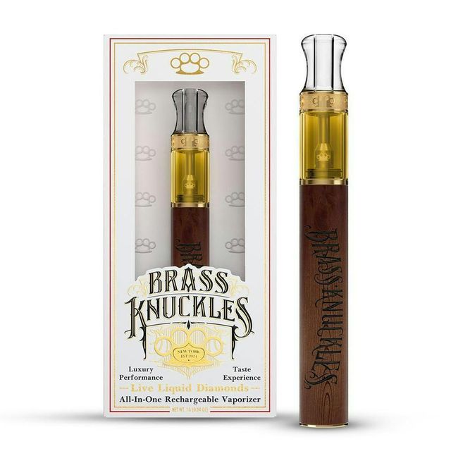 Brass Knuckles | Maui Wowie | Live Liquid Diamonds Disposable | 1g Brass Knuckles