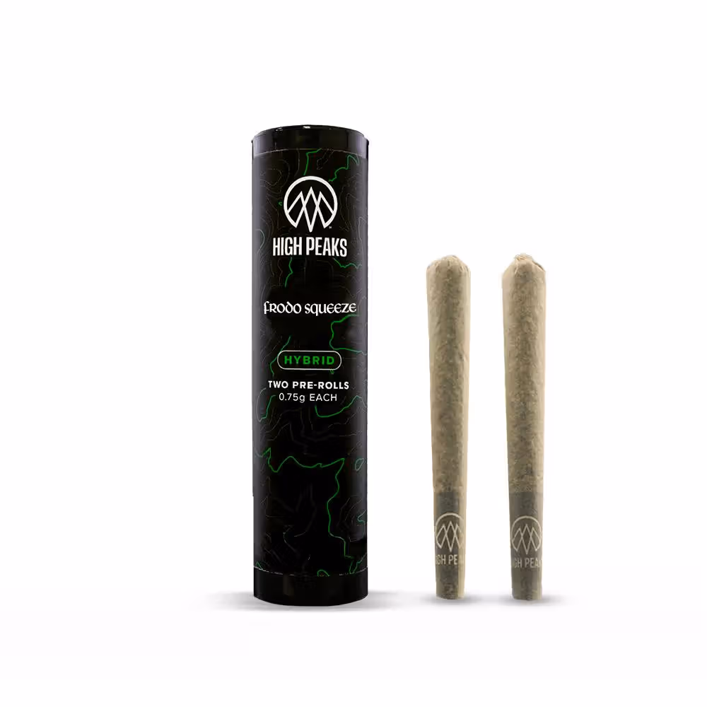 Frodo Squeeze | Hybrid | 2-Pack Pre-Rolls | 0.75g Each High Peaks