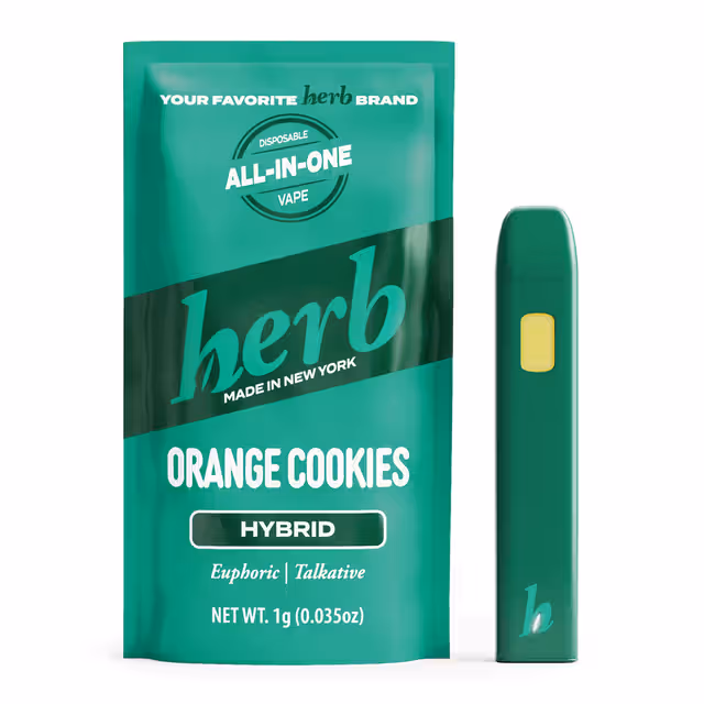 Orange Cookies Herb