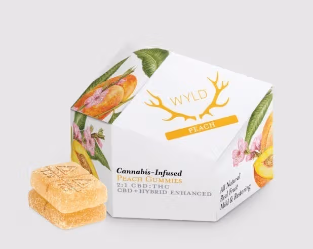 Wyld Peach 5mg THC : 10mg CBD