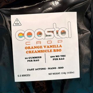 Orange Vanilla Creamsicle RSO Coastal Crop