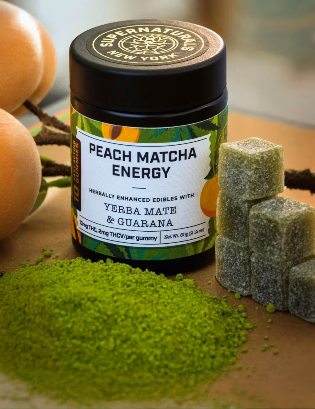 Supernaturals Peach Matcha Energy 10mg THC : 2mgTHCv