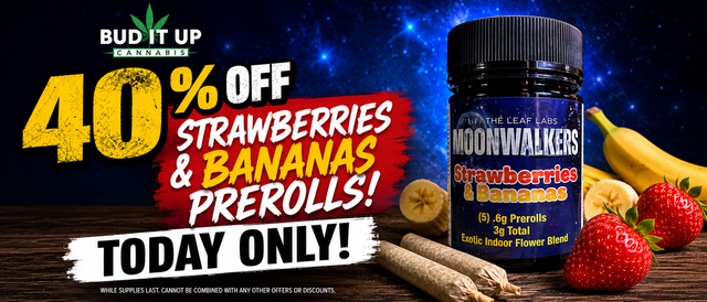 Cannabis Promo, Cannabis Sales, Cannabis Discounts, Cannabis on Sale, 40% OFF MOONWALKERS