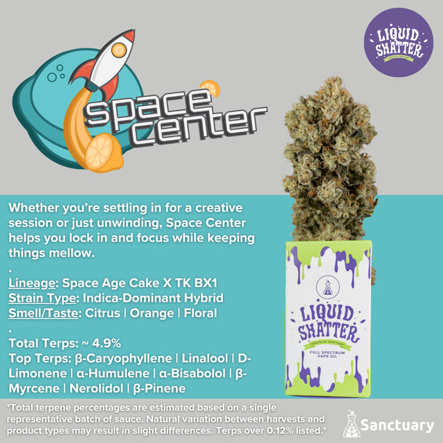 Space Center Liquid Shatter
