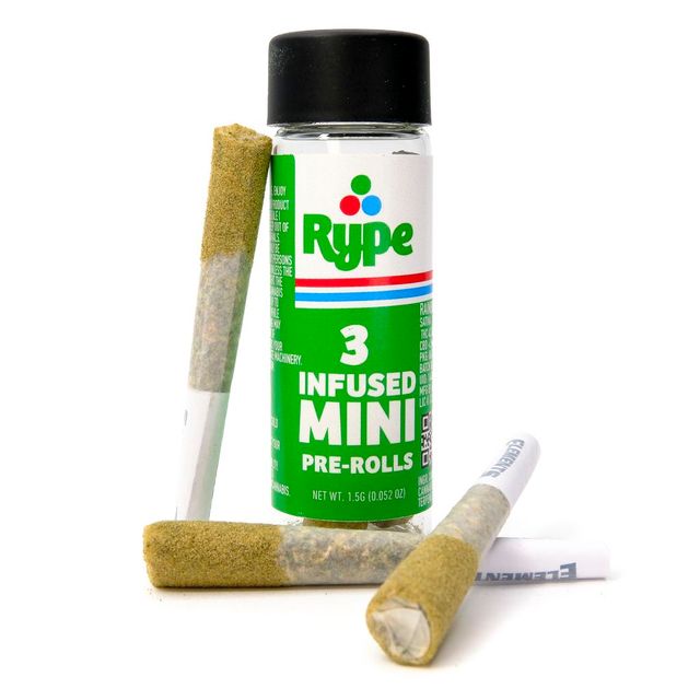 Rainbow Cream Distillate Infused Mini Pre-Rolls 3 Rype