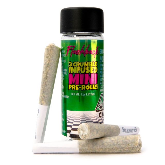 Peanut Butter Rose Crumble Infused Mini Pre-Rolls 3 Flashback