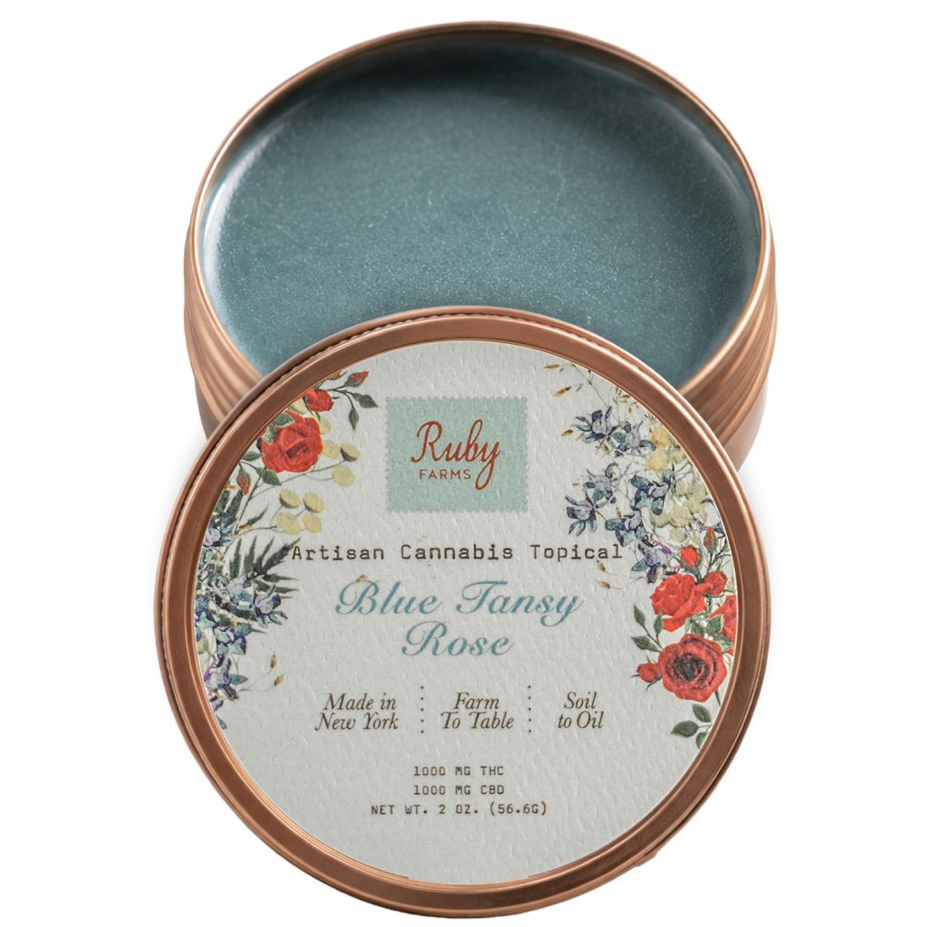 Blue Tansy Rose | Artisan Cannabis Topical | Net Wt. 2 OZ (56.6 G)