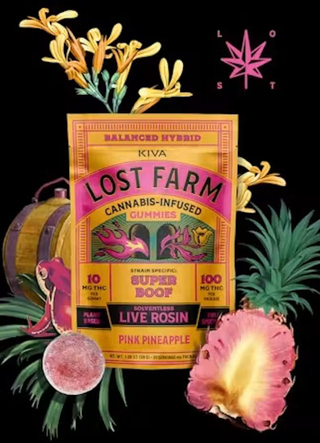 Pink Pineapple x Super Boof 100mg Lost Farms