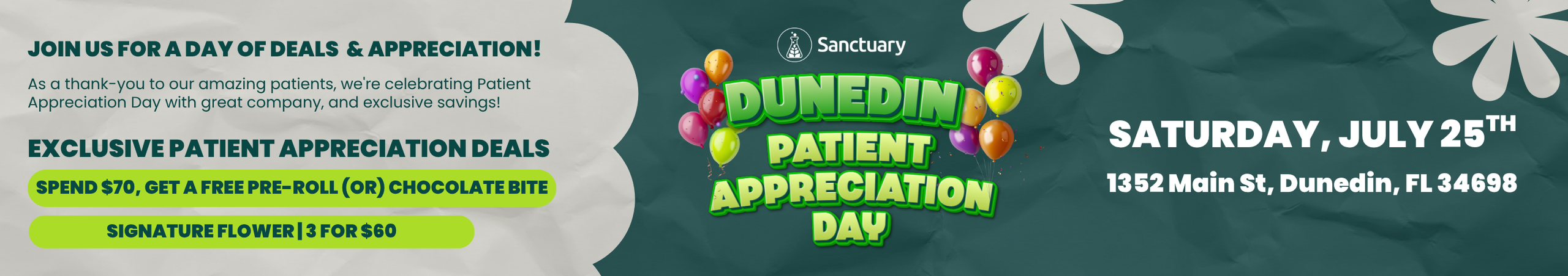 Cannabis Promo, Cannabis Sales, Cannabis Discounts, Cannabis on Sale, Dunedin Event
