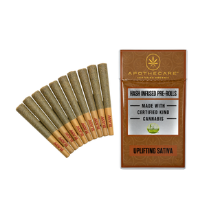 Certified Organic Lemon Truffle Infused Pre-Roll 10 Pack Apothecare