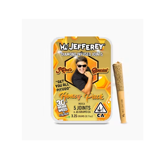 JROD Honey Pack Jefferey Infused 5 Pack West Coast Cure