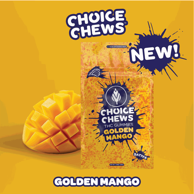 Choice Chews - Golden Mango Glorious Cannabis