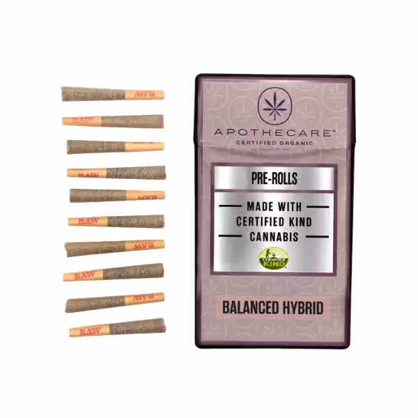 Certified Organic Vanilla Bean .5g Pre-Roll 10 Pack Apothecare