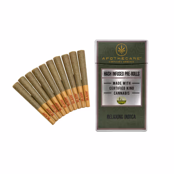 Certified Organic Blue Truffle .5g Infused Pre-Roll  10 Pack Apothecare