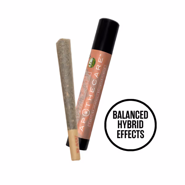 Certified Organic Vanilla Bean 2 x .5g Pre-Roll Apothecare