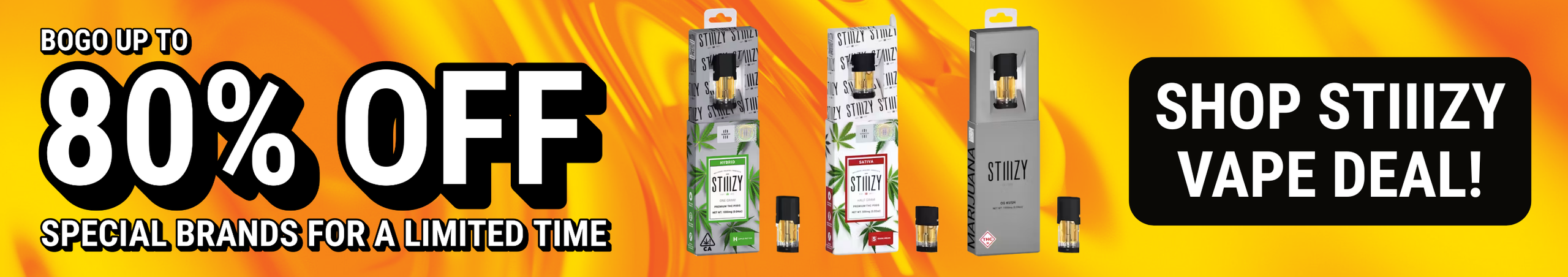 Cannabis Promo, Cannabis Sales, Cannabis Discounts, Cannabis on Sale, STIIIZY SF JULY