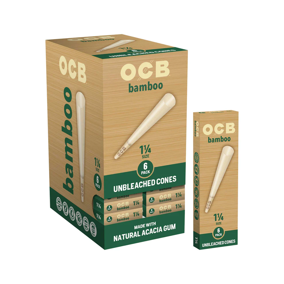 Bamboo Cone 1 1/4 6ct OCB