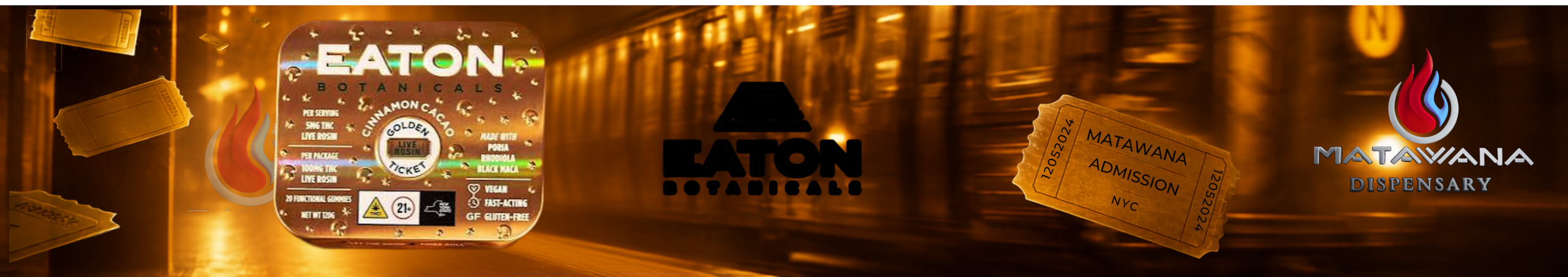 Cannabis Promo, Cannabis Sales, Cannabis Discounts, Cannabis on Sale, Eaton Botanicals Golden Ticket