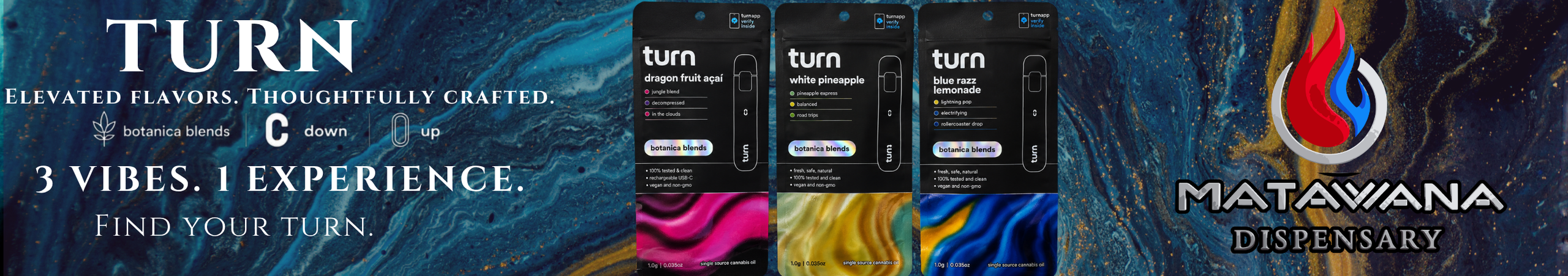 Cannabis Promo, Cannabis Sales, Cannabis Discounts, Cannabis on Sale, turn vape banner