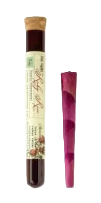 White Widow Rose Petal Preroll Hash Infused Ruby Farms