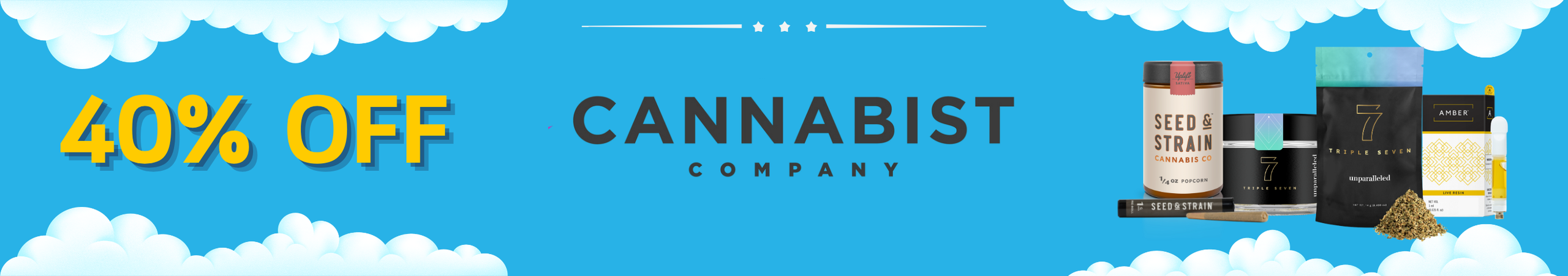Cannabis Promo, Cannabis Sales, Cannabis Discounts, Cannabis on Sale, 40% Off The Cannabist