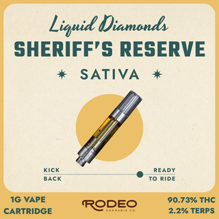 Sheriff's Reserve Liquid Diamonds Rodeo Cannabis
