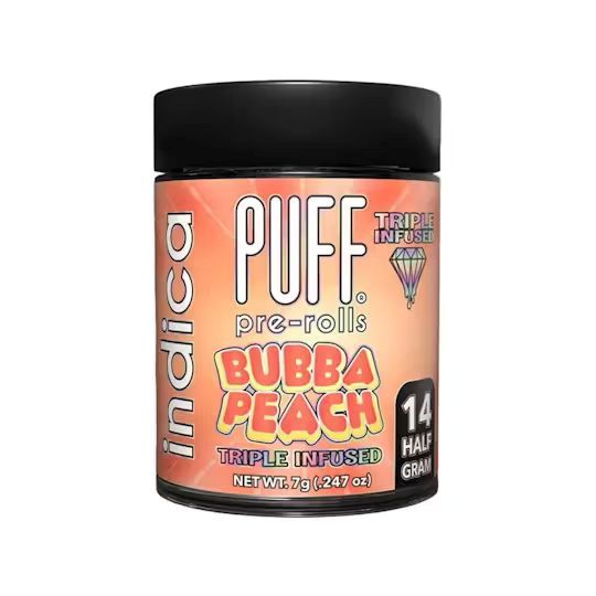 Bubba Peach Triple Infused 14 Pack PUFF