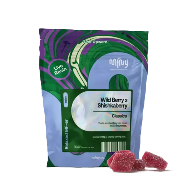 Wild Berry x Shiskaberry Live Resin Gummies MFNY