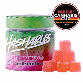 Watermelon Jolt 20pk Hash Rosin Gummies Hashables