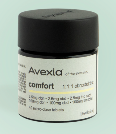 Comfort 1:1:1 CBN:CBD:THC Avexia