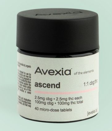 Ascend 1:1 CBG:THC Avexia
