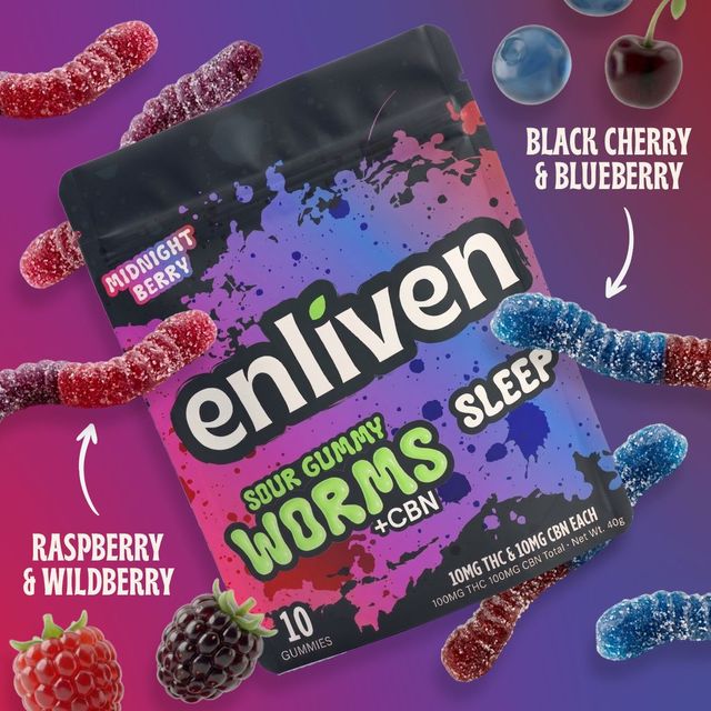 Midnight Berry Sleep CBN/THC Sour Enliven