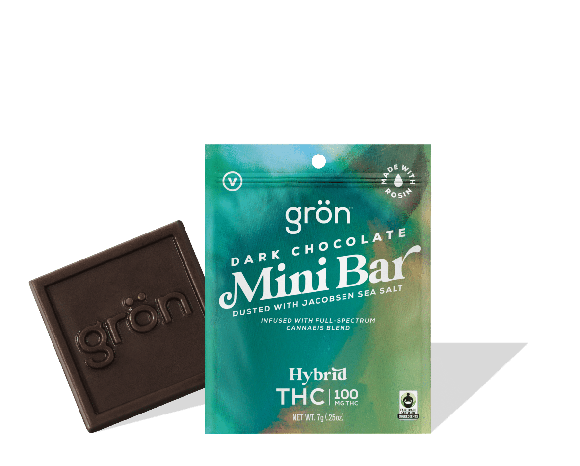 Grön Dark Chocolate w/ Jacobsen Sea Salt| 10mg| Hybrid Mini
