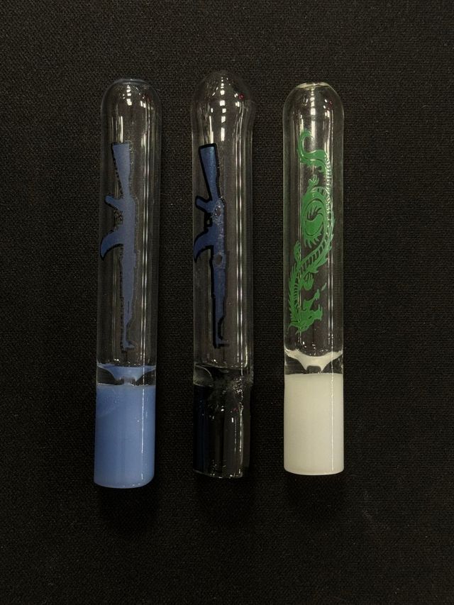 3" Cartoon Glass One Hitter