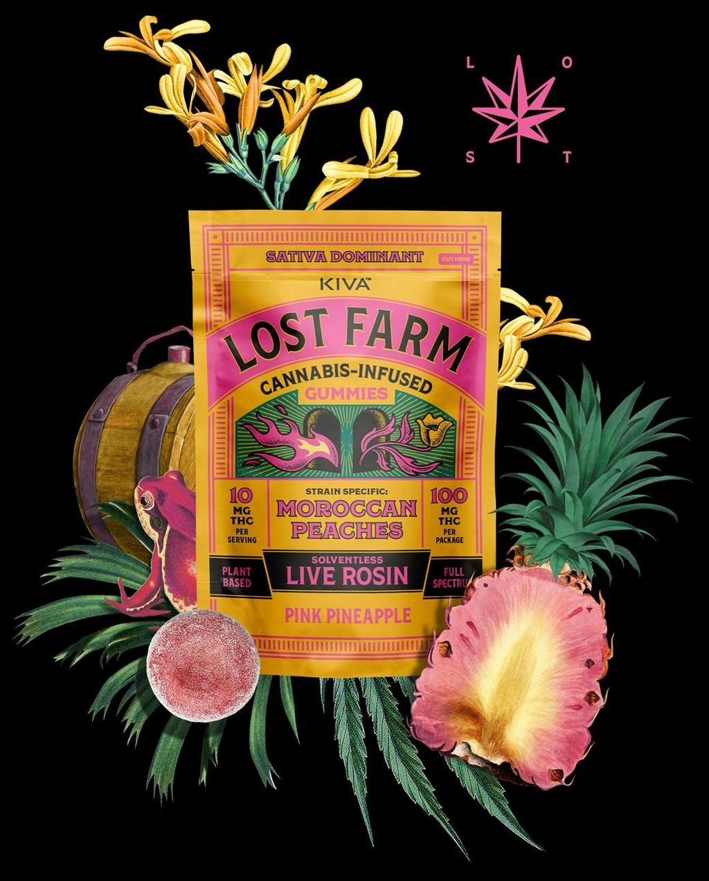 Pink Pineapple x Moroccan Peaches