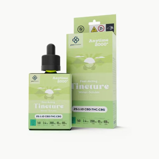 Anytime 2000 25:10:1 CBD:THC:CBG Green Revolution