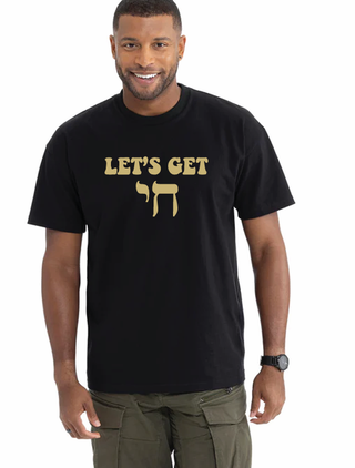 Lets Get L'Chaim Black W/ Green XL The Cannabis Reserve