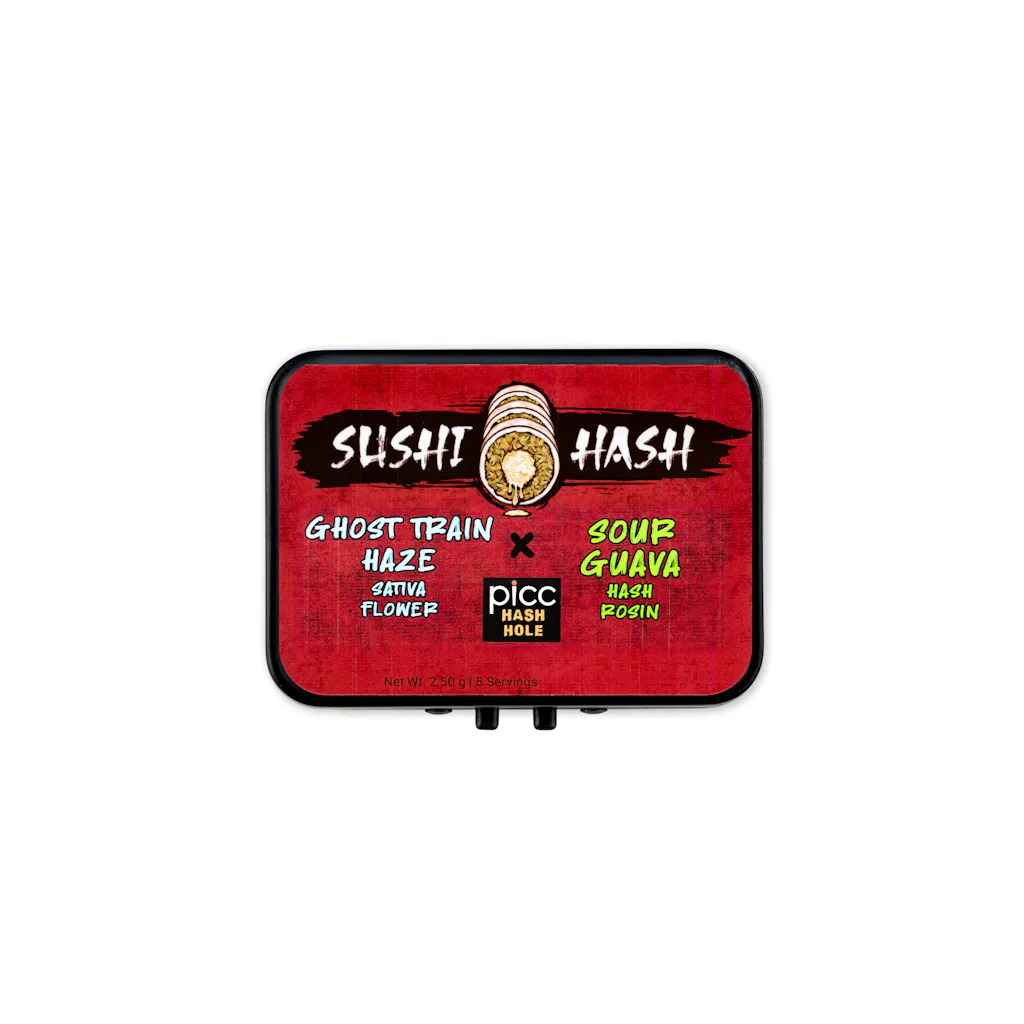 Hash Hole Ghost Train Haze x Sour Guava Sushi Hash